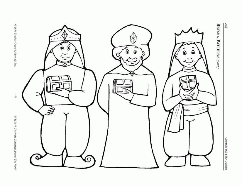 Szopka Bożonarodzeniowa kolorowanki